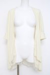 画像1: axes femme / シフォン切替トッパーカーディガン M キナリ Y-26-04-21-027-AX-TO-SZ-ZY (1)