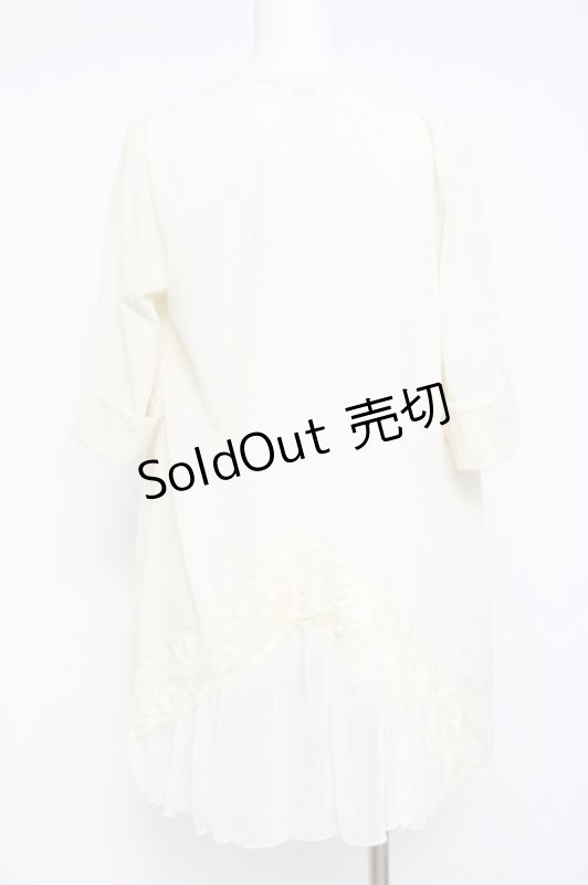 画像3: axes femme / シフォン切替トッパーカーディガン M キナリ Y-26-04-21-027-AX-TO-SZ-ZY (3)