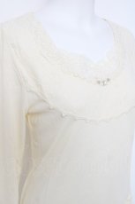画像3: axes femme / ネックレス風インナープルオーバー M キナリ Y-26-04-21-030-AX-TO-SZ-ZS (3)