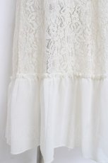 画像4: axes femme / 5部袖レースロングカーディガン M 生成り Y-26-04-21-031-AX-TO-SZ-ZS (4)