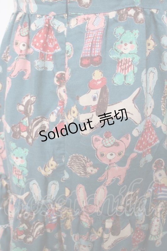 画像3: Emily Temple cute / ぬいぐるみジャンパースカート  ブルー Y-26-04-22-100-ET-OP-SZ-ZY (3)