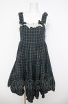 画像1: Emily Temple cute / タータンチェックノースリーブワンピース  グリーン Y-26-04-22-102-ET-OP-SZ-ZY (1)