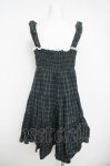 画像2: Emily Temple cute / タータンチェックノースリーブワンピース  グリーン Y-26-04-22-102-ET-OP-SZ-ZY (2)
