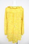 画像2: Cherir la femme / お花と子どもたちのチュニック M イエロー Y-26-04-22-109-LO-OP-SZ-ZY (2)