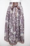 画像1: axes femme / ローズリース柄スカート  ラベンダー Y-26-04-22-125-AX-SK-SZ-ZY (1)