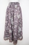 画像2: axes femme / ローズリース柄スカート  ラベンダー Y-26-04-22-125-AX-SK-SZ-ZY (2)
