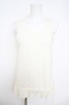 画像1: Franche Lippee / 衿バラレースロングタンクトップ M 生成り Y-26-04-22-052-LO-TO-SZ-ZY (1)