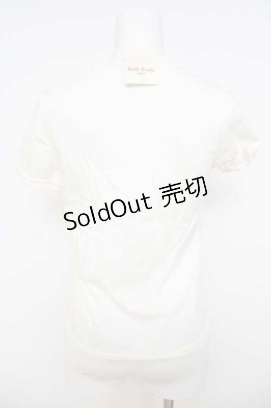 画像2: Emily Temple cute / リボン通しカットソー M 白 Y-26-04-22-056-ET-TO-SZ-ZY (2)