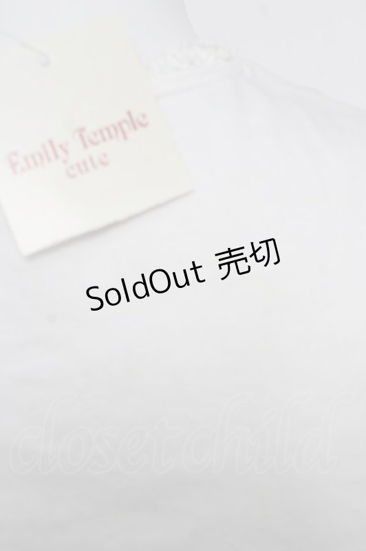 画像3: Emily Temple cute / リボン通しカットソー M 白 Y-26-04-22-056-ET-TO-SZ-ZY (3)