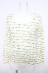 画像1: Franche Lippee / インコボーダーカットソー M アイボリー Y-26-04-22-071-LO-TO-SZ-ZY (1)