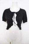 画像1: Emily Temple cute / 透かしドットボレロ  黒 Y-26-04-22-075-ET-TO-SZ-ZY (1)