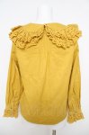 画像2: The Memory of Lily（海外ロリータブランド） / ダブルカラーブラウス S イエロー Y-26-04-22-086-LO-BL-SZ-ZY (2)