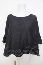 画像1: franche lippee black / うさぎレースブラウス M 黒 Y-26-04-22-087-LO-BL-SZ-ZY (1)
