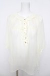 画像1: Franche Lippee / レース切替シフォンブラウス M アイボリー Y-26-04-23-046-LO-BL-SZ-ZY (1)