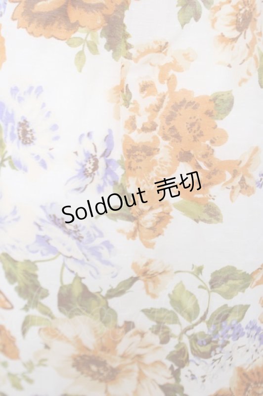 画像3: axes femme / 大花柄ミディワンピース  生成り Y-26-04-23-066-AX-OP-SZ-ZY (3)