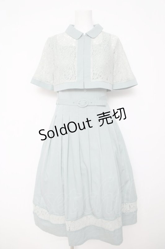 画像1: an another angelus / レースジャケット付きワンピース  ミント Y-26-04-23-071-CA-OP-SZ-ZY (1)