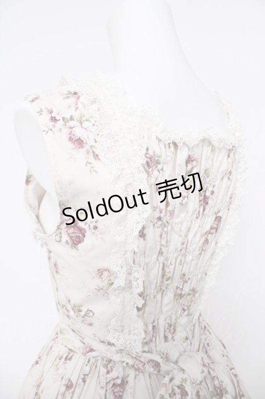 画像5: Innocent World / 乙女の薔薇園クロスリボンジャンパースカート M(95cm) ピンク Y-26-04-23-074-IW-OP-SZ-ZY (5)