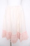 画像1: Emily Temple cute / 裾チュールドットレースインナースカート M ピンク Y-26-04-23-077-ET-SK-SZ-ZY (1)