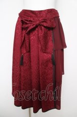 画像1: axes femme kawaii / チャイナアシメスカート M ワイン Y-26-04-23-078-AX-SK-SZ-ZY (1)