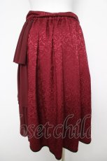 画像2: axes femme kawaii / チャイナアシメスカート M ワイン Y-26-04-23-078-AX-SK-SZ-ZY (2)