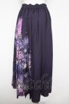 画像2: axes femme / 花火柄タックスカート  パープル Y-26-04-23-083-AX-SK-SZ-ZY (2)
