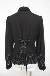 画像2: axes femme / バックレースアップブラウス  黒 Y-26-04-23-008-AX-BL-SZ-ZY (2)
