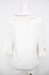 画像2: axes femme / コットンレース使いトップス  シロ Y-26-04-23-027-AX-TO-SZ-ZY (2)