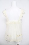 画像2: Franche Lippee / アヒル刺繍シフォンキャミ M アイボリー Y-26-04-23-035-LO-TO-SZ-ZY (2)