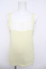 画像1: Franche Lippee / ボーダータンクトップ M イエロー Y-26-04-23-037-LO-TO-SZ-ZY (1)
