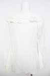 画像2: Franche Lippee / レース付きブラウス M アイボリー Y-26-04-23-044-LO-BL-SZ-ZY (2)