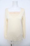 画像1: Franche Lippee / 裾バラレースプルオーバー  生成り Y-26-04-23-045-LO-TO-SZ-ZY (1)