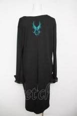 画像2: Sixh / 刺繍入りロングカーデ  黒 Y-26-04-24-037-HN-TO-SZ-ZY (2)