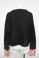 画像2: gouk / 袖和柄切替ボレロ  黒 Y-26-04-24-038-GO-TO-SZ-ZY (2)