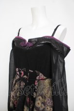 画像3: Qutie Frash / ちりめんシフォン着物袖チュニック  黒 Y-26-04-24-041-QU-JA-SZ-ZY (3)