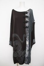 画像1: Qutie Frash / 着物袖ロングカットソー  黒 Y-26-04-24-043-QU-TO-SZ-ZY (1)