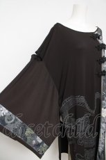 画像3: Qutie Frash / 着物袖ロングカットソー  黒 Y-26-04-24-043-QU-TO-SZ-ZY (3)