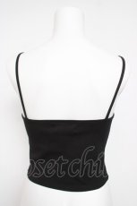 画像2: REFLEM / クロップドキャミソール F ブラック×パープル Y-26-04-24-044-PU-TO-SZ-ZY (2)