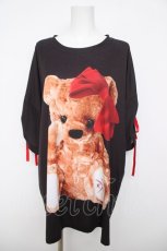 画像1: TRAVAS TOKYO / リボンベアBIG TEE F ブラック Y-26-04-24-045-PU-BL-SZ-ZY (1)