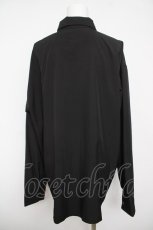 画像2: CIVARIZE / ネクタイ付き刺繍デザインシャツ F ブラック Y-26-04-24-046-GO-BL-SZ-ZY (2)