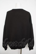 画像2: CLOTTY / BIG CC SWEAT-SHIRT 綿アメシグネチャートレーナー  黒 Y-26-04-24-054-LO-TO-SZ-ZT396 (2)