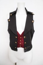 画像1: Amavel / Wonder Trickレイヤードベスト F ブラック Y-26-04-24-060-CA-TO-SZ-ZY (1)