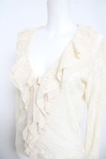 画像3: INGEBORG / フリル総レースブラウス  キナリ Y-26-04-24-065-LO-BL-SZ-ZY (3)