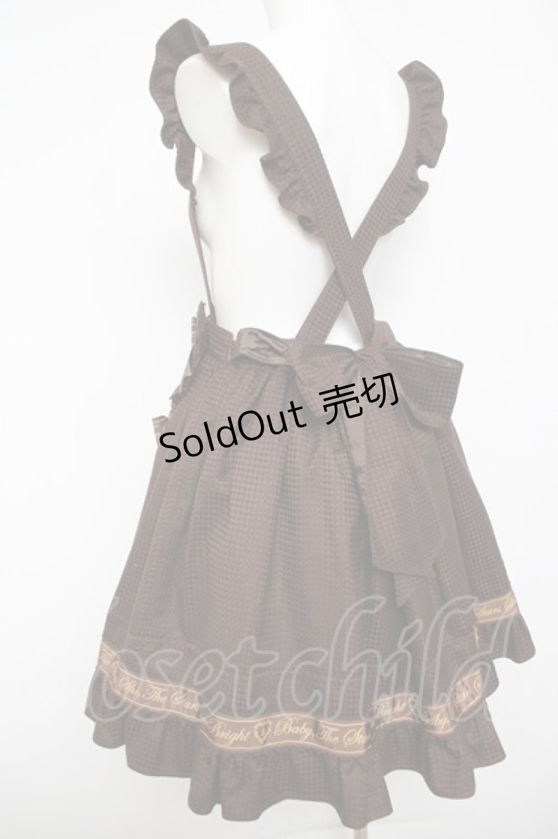 画像4: BABY, THE STARS SHINE BRIGHT / Waffle Cottonポケットスカート  ブラウン Y-26-04-24-081-BA-SK-SZ-ZY (4)