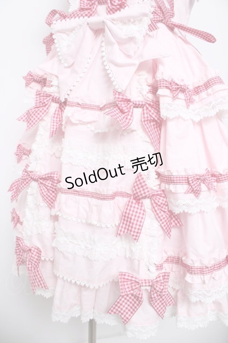 画像4: BABY, THE STARS SHINE BRIGHT / Flancesca Ribbonジャンパースカート  ピンク Y-26-04-24-082-BA-JA-SZ-ZY (4)