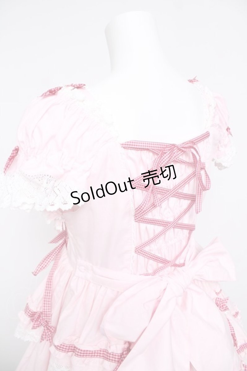 画像5: BABY, THE STARS SHINE BRIGHT / Flancesca Ribbonジャンパースカート  ピンク Y-26-04-24-082-BA-JA-SZ-ZY (5)