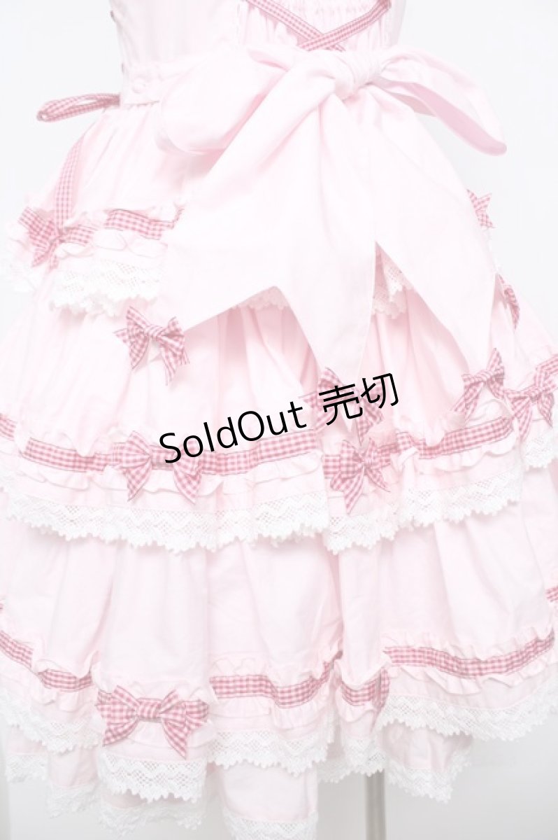 画像6: BABY, THE STARS SHINE BRIGHT / Flancesca Ribbonジャンパースカート  ピンク Y-26-04-24-082-BA-JA-SZ-ZY (6)