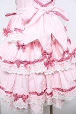 画像6: BABY, THE STARS SHINE BRIGHT / Flancesca Ribbonジャンパースカート  ピンク Y-26-04-24-082-BA-JA-SZ-ZY (6)