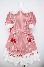 画像2: BABY, THE STARS SHINE BRIGHT / Patissiere Bonbon Ribbonワンピース  赤 Y-26-04-24-083-BA-OP-SZ-ZY (2)