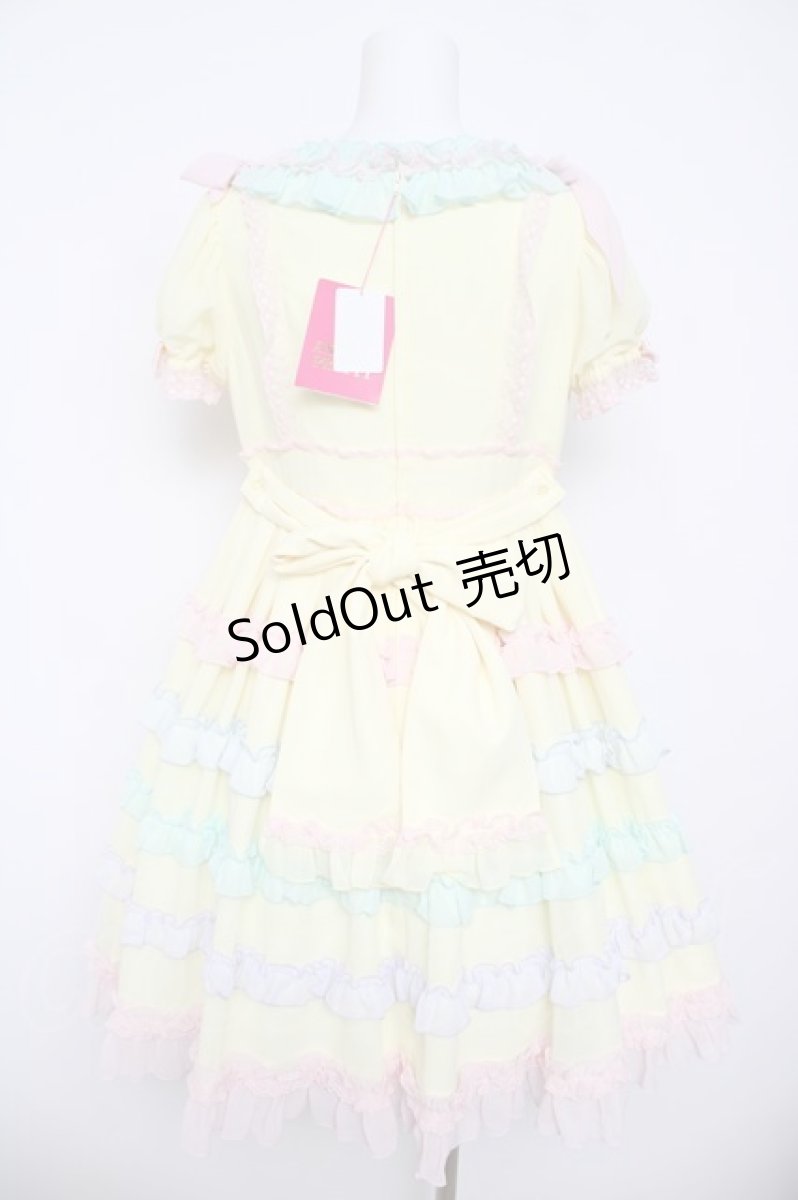 画像2: Angelic Pretty / しゃぼん玉ワンピース  イエロー Y-26-04-24-085-AP-OP-SZ-ZY (2)