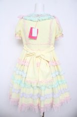 画像2: Angelic Pretty / しゃぼん玉ワンピース  イエロー Y-26-04-24-085-AP-OP-SZ-ZY (2)